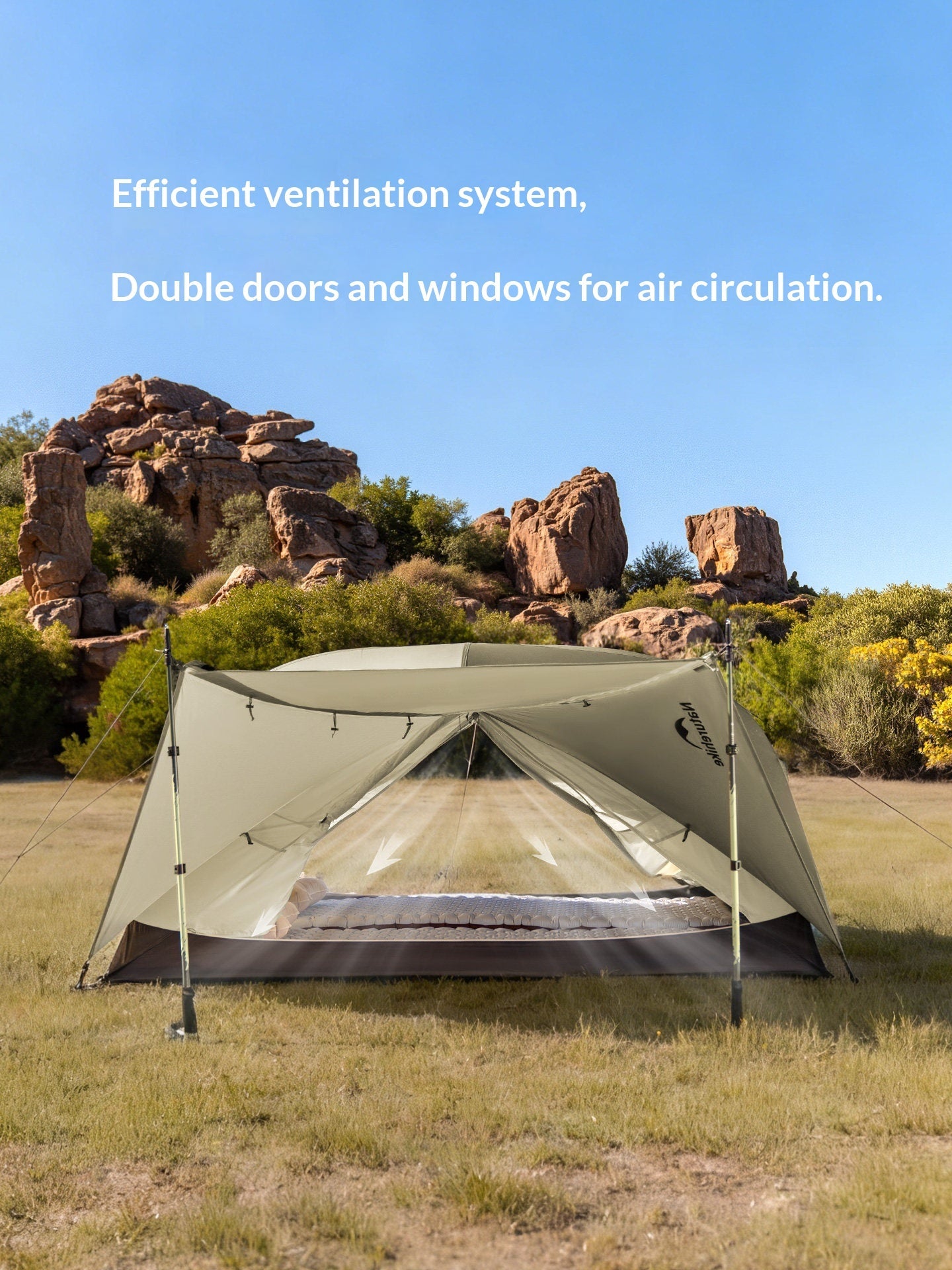 Naturehike MONGAR Series - UL, PRO & BASE Tents Collections Portable Ultralight 1-3 Persons Rainproof Expandable Canopy Double Layer Hiking Tent
