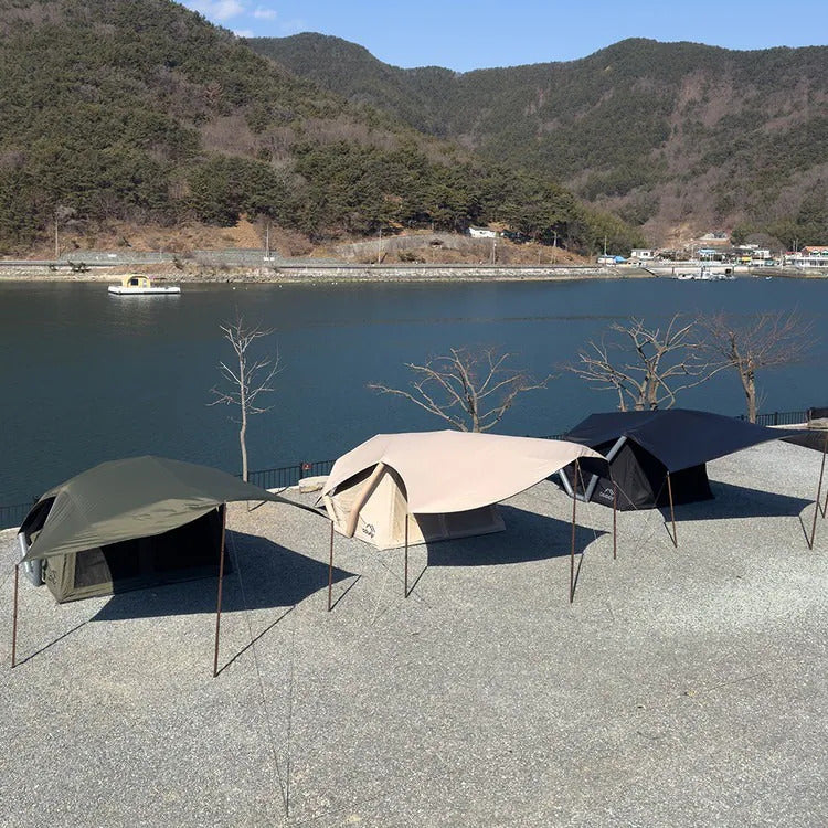 Coody HAVENA Air Inflatable Tent Portable Lightweight 2-4 Persons Spacious Easy Setup Breathable Windows Black Coated Sunscreen Waterproof