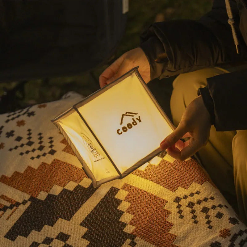 Coody SOFT SHADE Square Lamp Shade Portable Ultralight Soft Warmly Atmosphere Light Hanging Lantern Cover Light Diffuser Outdoor Camping