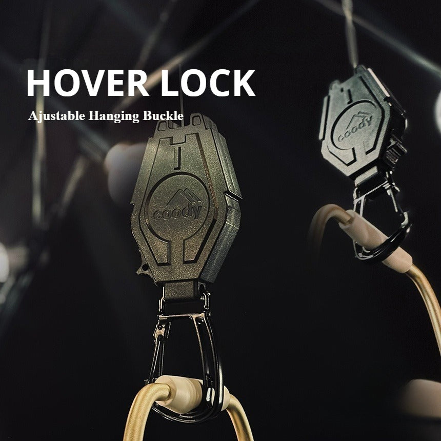 Coody HOVER LOCK Adjustable Hanging Buckle Portable Multipurpose 120cm Cable Length Up To 2kg Max Weight Capacity Outdoor Camping Accessories