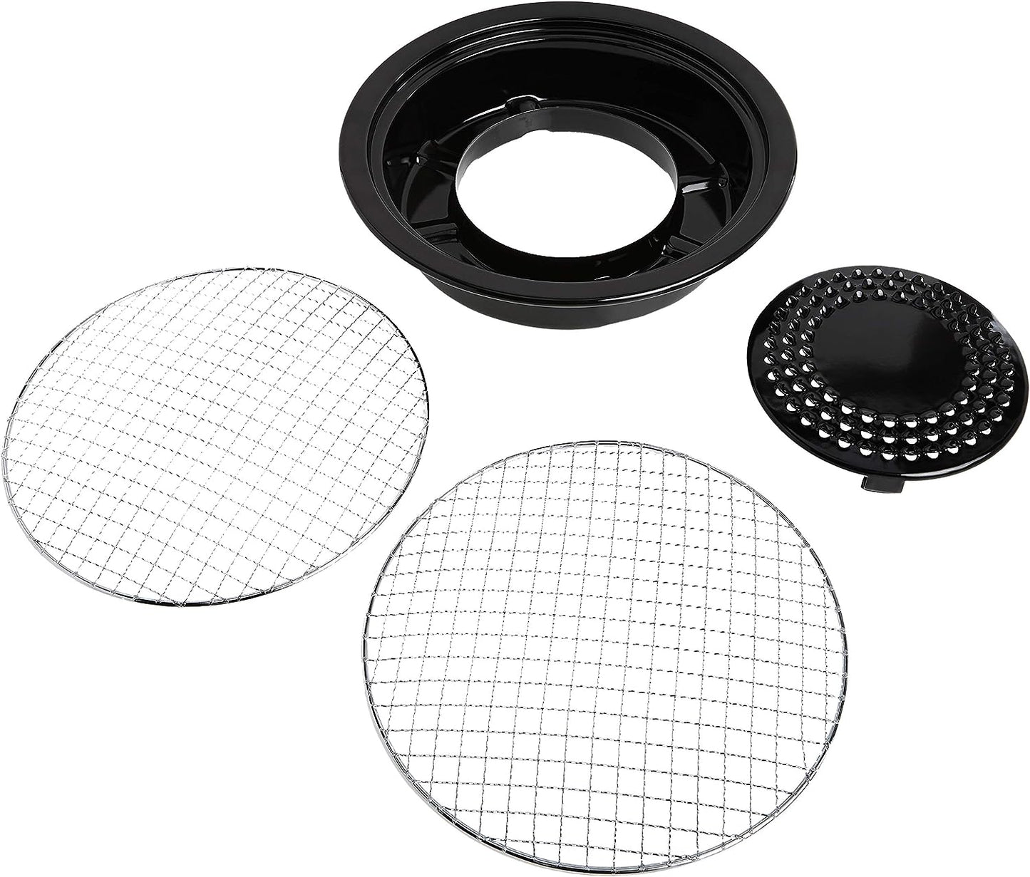 Iwatani CB-A-AMP ABURI Barbecue Net Grill Plate Portable Lightweight Large Grill Steel Plate With 2 ABURI Grill Screens For Outdoor Indoor Camping Travel Use