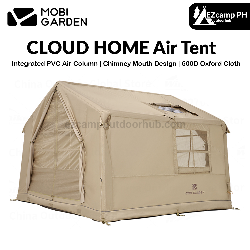 MOBI GARDEN CLOUD HOME Air Tent Portable 7m Inflatable Large Space Waterproof Windproof Family Outdoor With Air Pump 600D Oxford Cloth