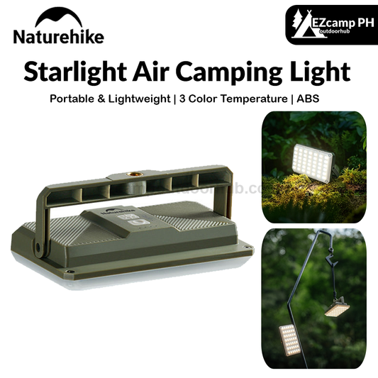 Naturehike Starlight Air Camping Light Portable Multi-Scene 3 Color Temperatures Card Style Tent Light Long Battery Life Outdoor Travel Hiking