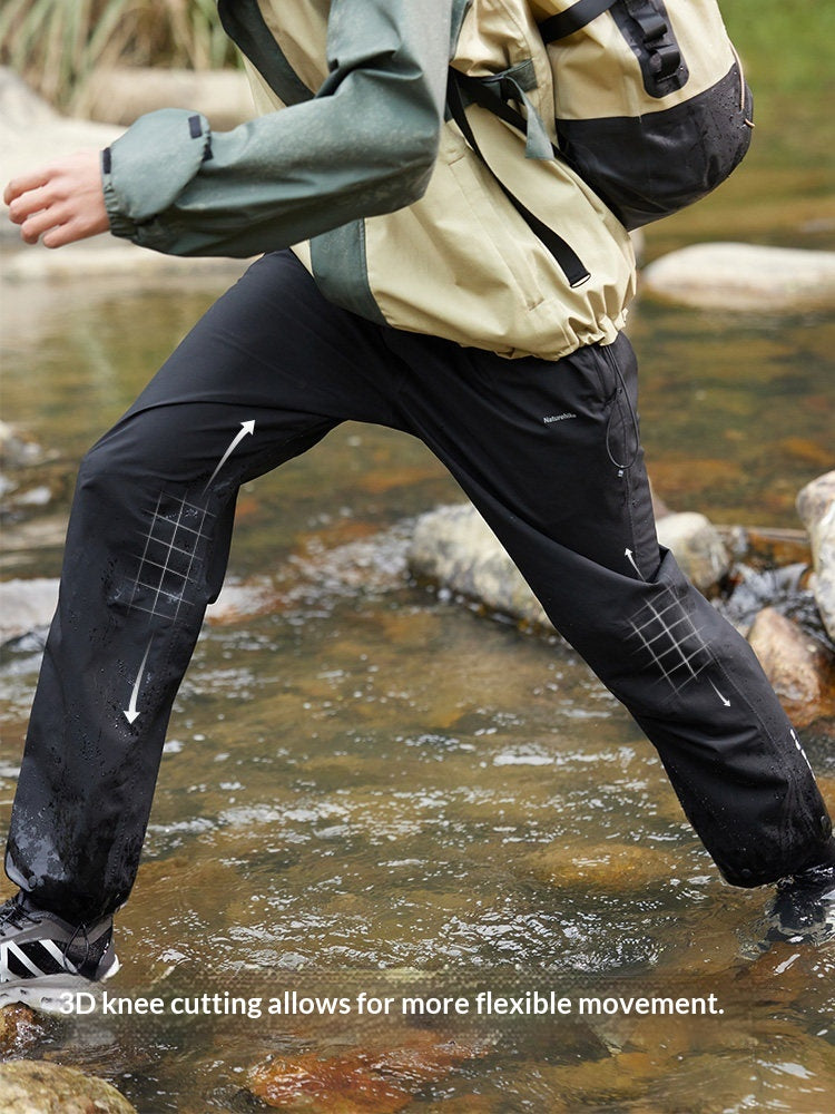 Naturehike Black Raincoat Portable Foldable Nylon Hooded Elastic Rain Jacket Storm Protection Waterproof Outdoor Camping Hiking Travel