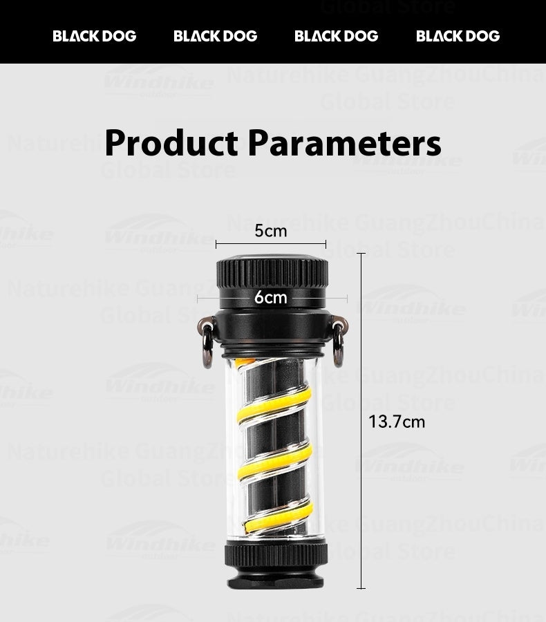 Blackdog CANY DAY Atmosphere LED Light Portable Ultralight Stepless Dimming Flashlight Night Lamp 4 Adjustable Light Modes Waterproof IP44 2000mAH Camping