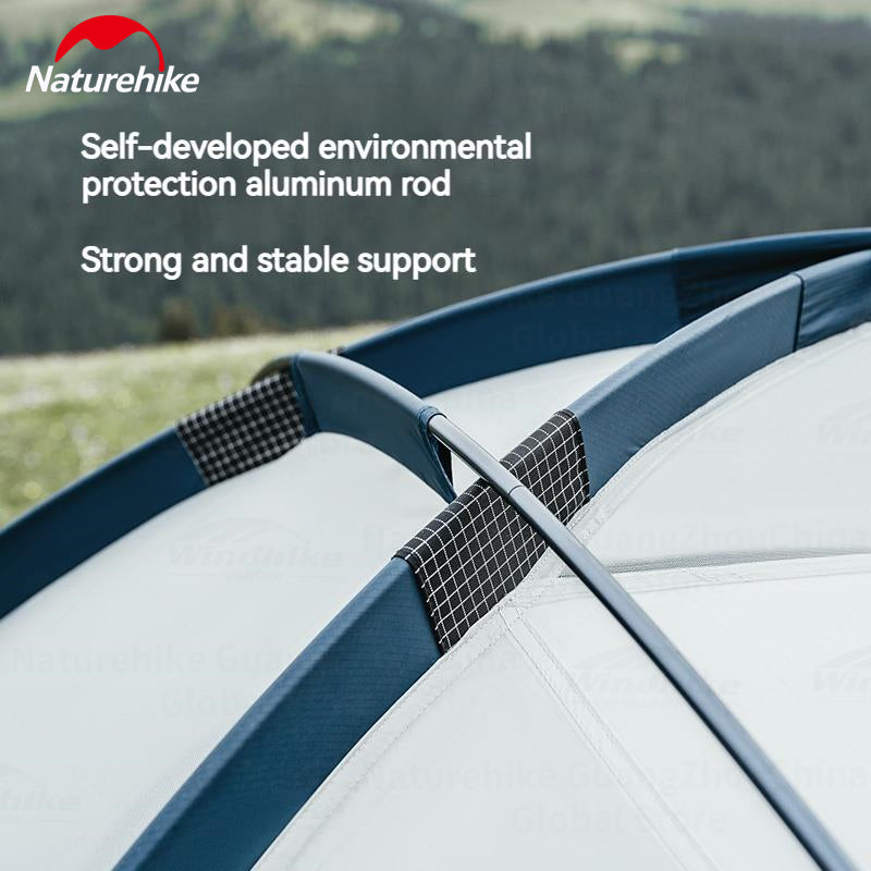Naturehike JIM'S GEAR Series Hiking Tent Portable Ultralight Backpacking Tent 3 Bar Cross Structure 4 Seasons Tent 1-2 Persons 15D Nylon Waterproof