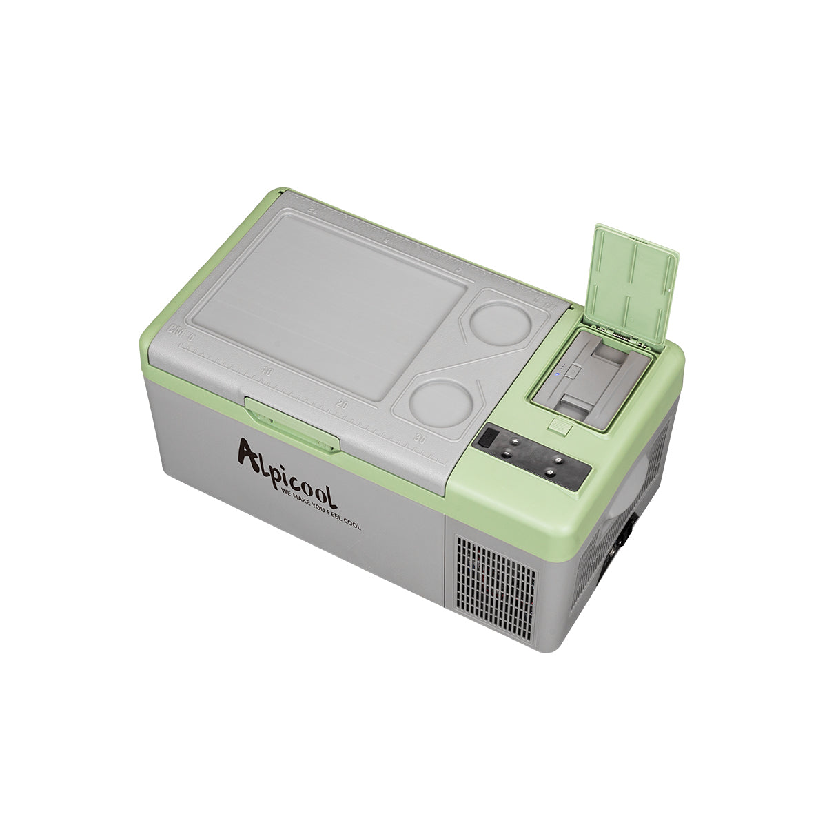 ALPICOOL Y Series Y16 Y16E 16L Mini Portable 12V 24V DC Car Auto RV Camping Refrigerator Compressor Cooling Cooler Ref Fridge Freezer 220V AC Optional Battery Y 16 16E