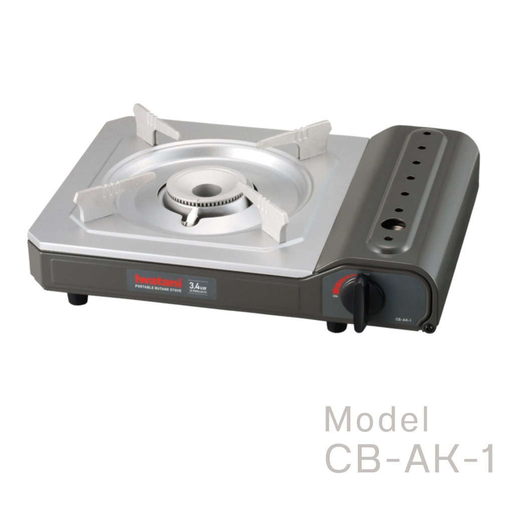 Iwatani CB-AK-1 Butane Stove Portable Canister Cassette Burner Indoor Outdoor Camping Travel High Power 3.4kW Firepower Gas Cylinder