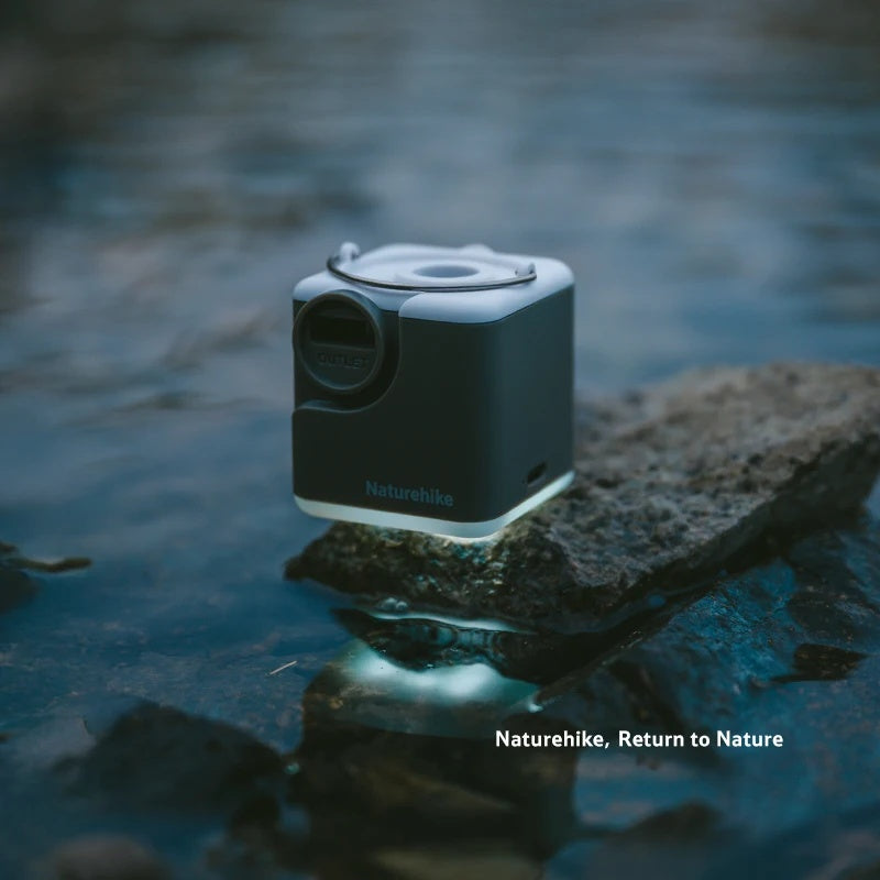 Naturehike WIND AIR Outdoor Inflator Multi-Functional Mini Air Pump 4.5KPA LED Lighting Lamp Lantern For Inflatable Camping Equipment & Accessories