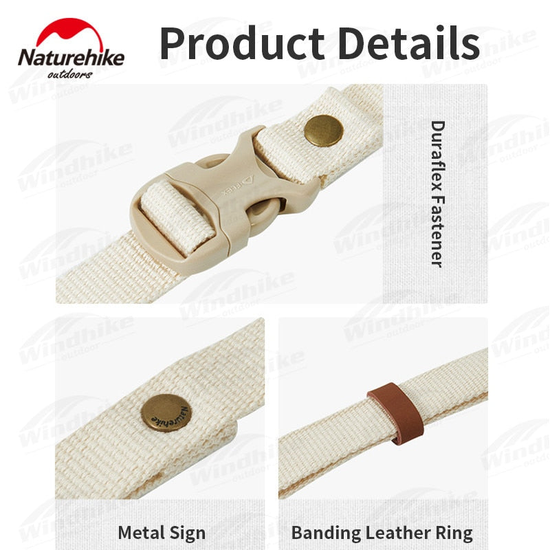 Naturehike Cowhide Hanging Rope Portable Ultralight Leather Clothesline With Snap Ring 4.6m Extendable Hanging Hang Hook Lanyard Tarp Pole Tent Outdoor Camping Hiking Beach Travel Accessories Heavy Duty Original Nature Hike