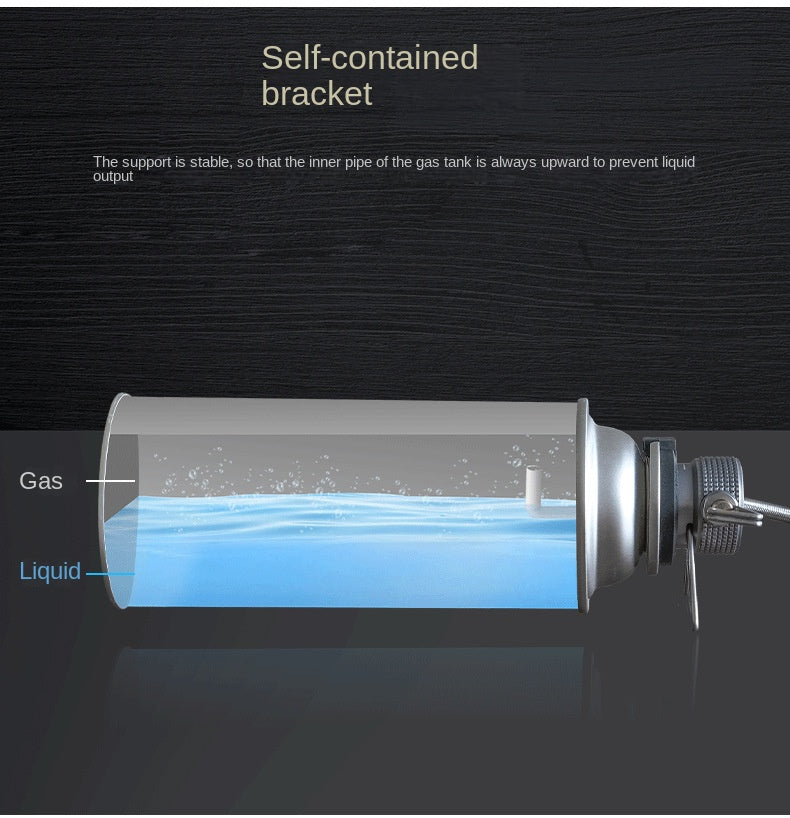 Campingmoon Gas Stove Adapter Burner Nozzle Type Standard Butane Fuel Gas Canister Hose Extension Tube Propane Cylinders Adaptor Stove Connector
