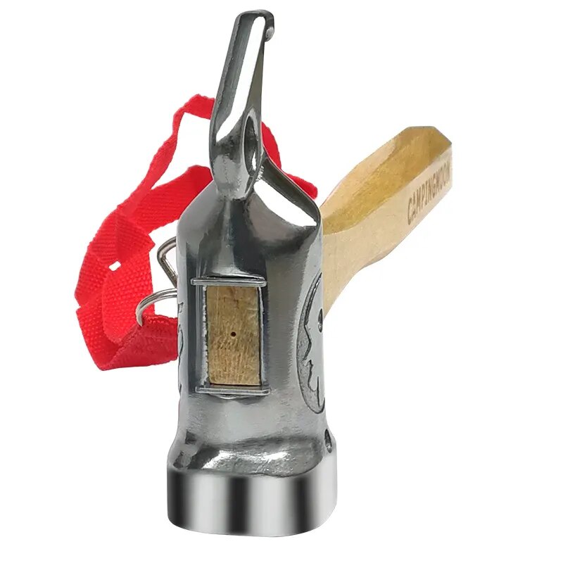 CAMPINGMOON C-5 Rhino Camping Hammer Portable Lightweight Multi-Purpose Stainless Steel Copper Head Solid Wood Handle Tent Peg Stakes Ground Nail
