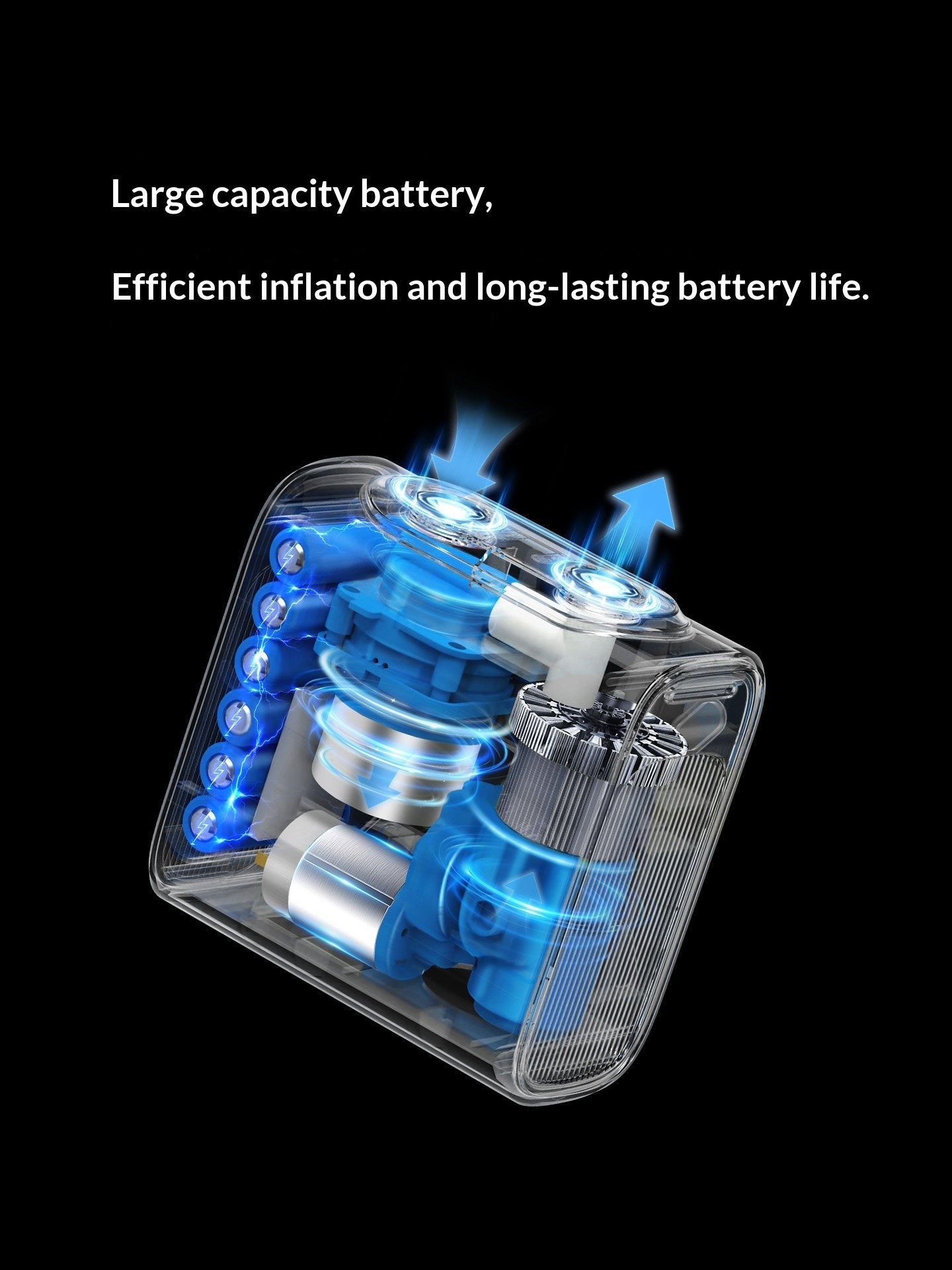 Naturehike WIND MAX High Pressure Air Pump Portable Ultralight Multipurpose For Inflatable Tent 5200mAh Battery Wireless USB C Charging Power bank