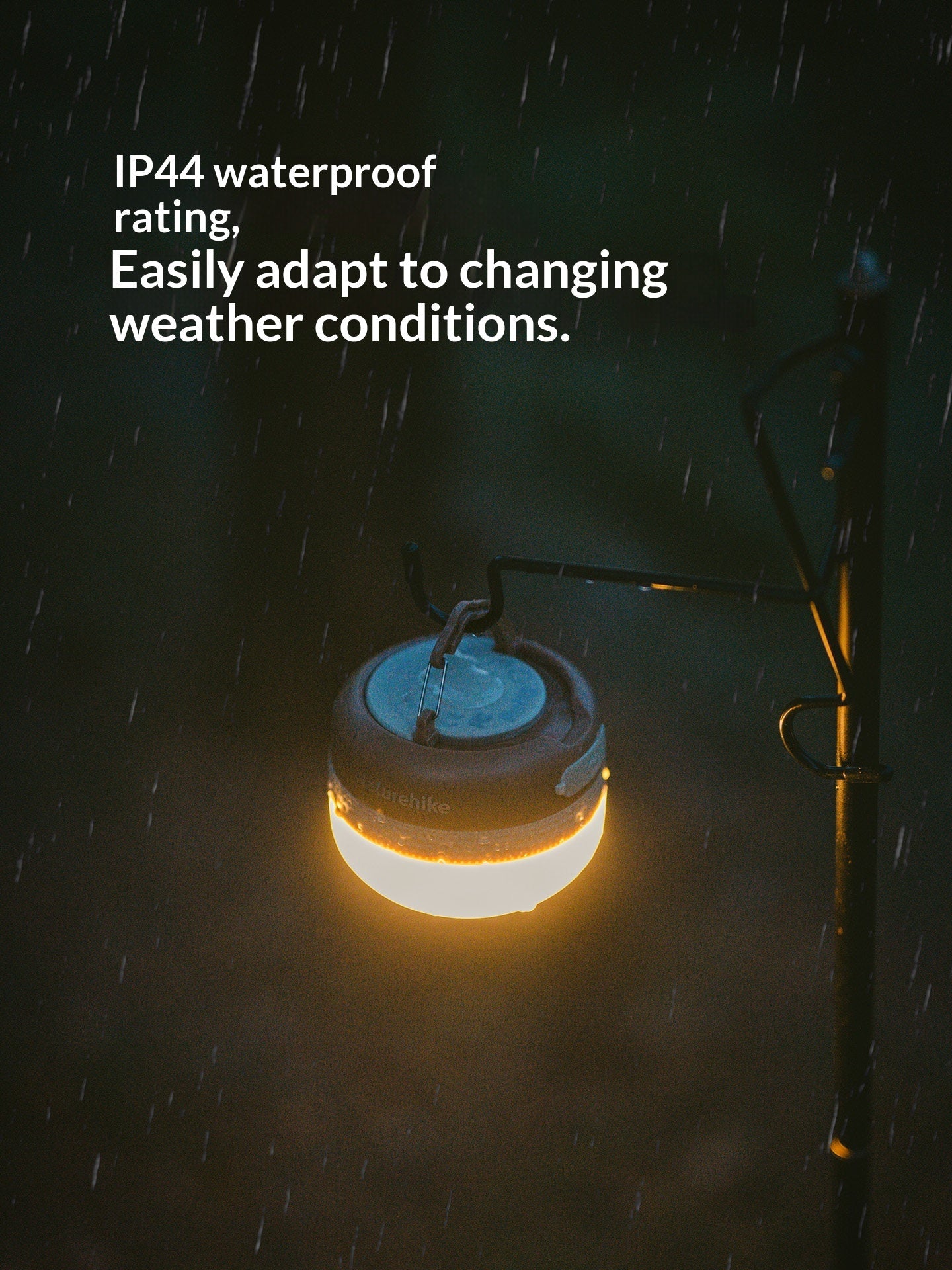 Naturehike STARRY SKY Outdoor Camp Light Hanging Magnetic LED Lantern Tent Lamp Light IP44 Waterproof USB Charging 4000mAh Battery Working Up To 38H Camping