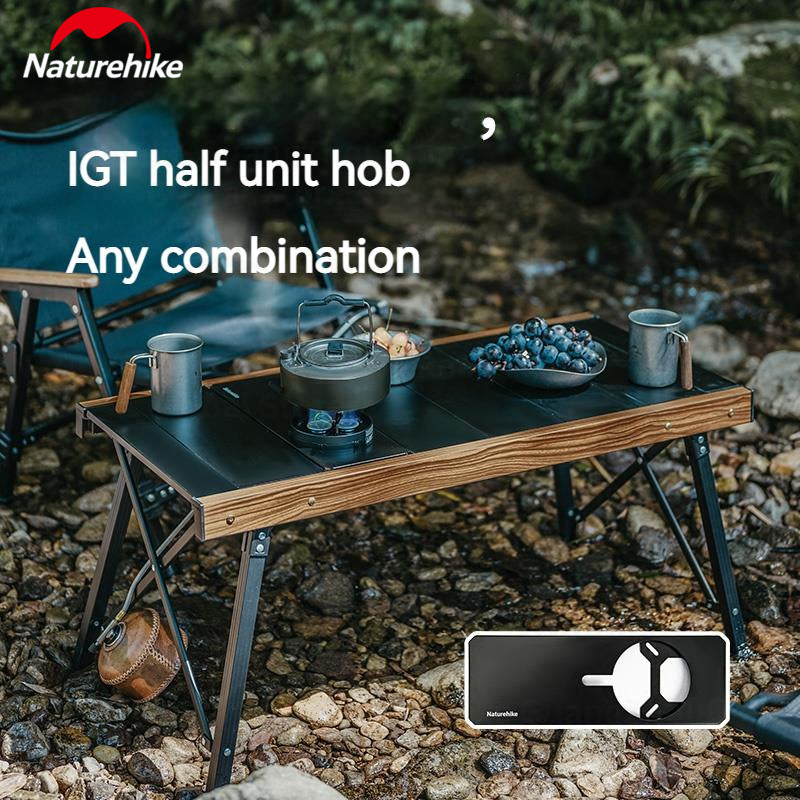 Naturehike DARK STAR Three Head Stove Camping 3300W High Power IGT Gas Stove Portable Foldable Ultralight Burner Furnance Cooker Heater Outdoor