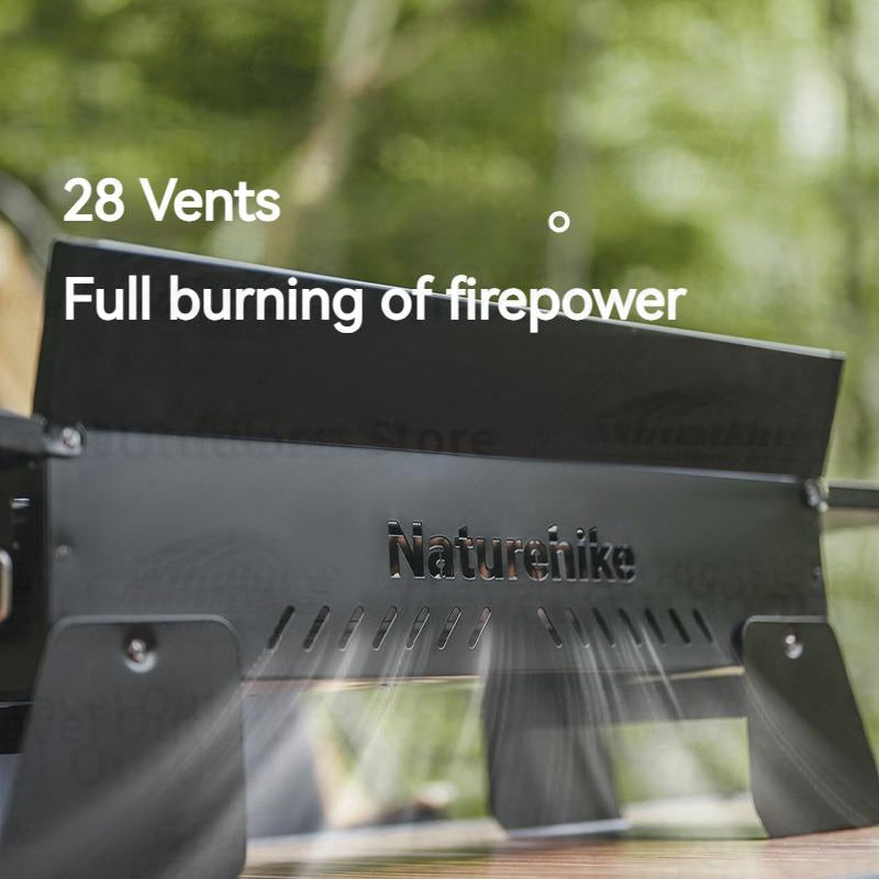 Naturehike Folding Desktop Grill Outdoor Portable Lightweight Barbecue BBQ Stove Burner Charcoal Grill Easy To Disassemble And Wash Camping Hiking