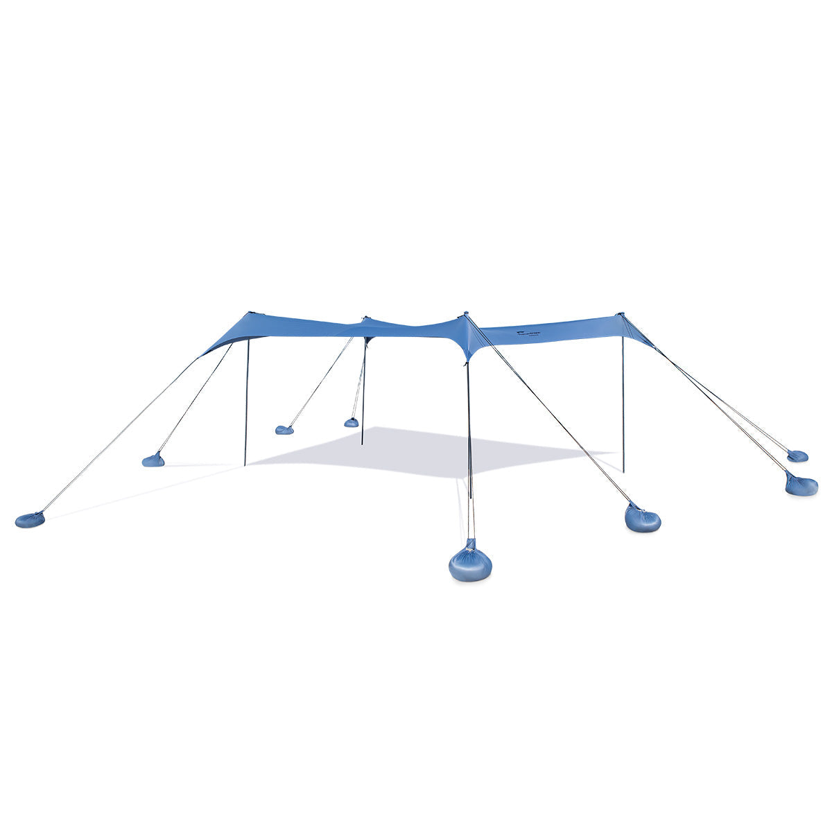 Naturehike 4 Poles Canopy Tarp Beach Tent Awning Large Shading Area UPF50+ Anti UV Sunshade Waterproof Shelter Sandbag Outdoor Camping Nature Hike