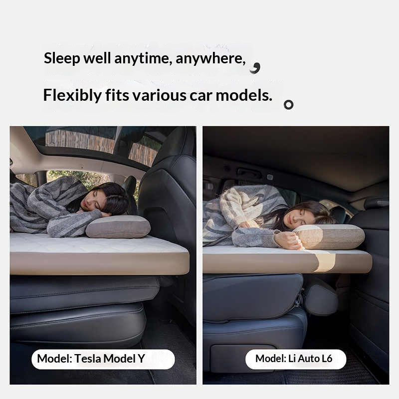 Naturehike Brushed Car Inflatable Mattress Portable Mat Adjustable Firmness Car Trunk Sleeping Nap Bed Machine Washable Outdoor Camping Travel