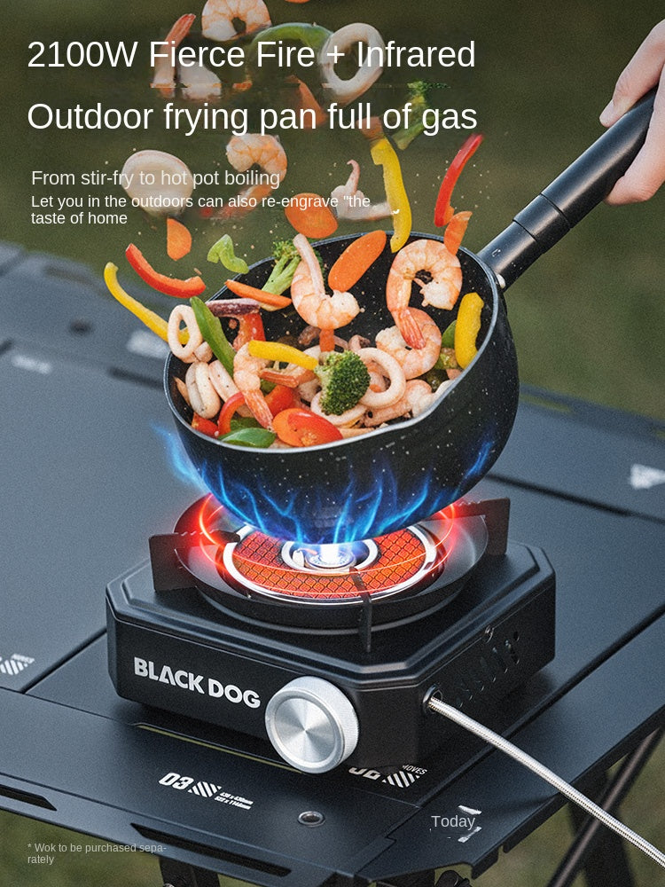 Blackdog FIRE MAPLE Infrared Mini Butane Stove Portable Gas Furnace Energy Saving 2100W Firepower Support Screw And Nozzle Canister With Storage Case