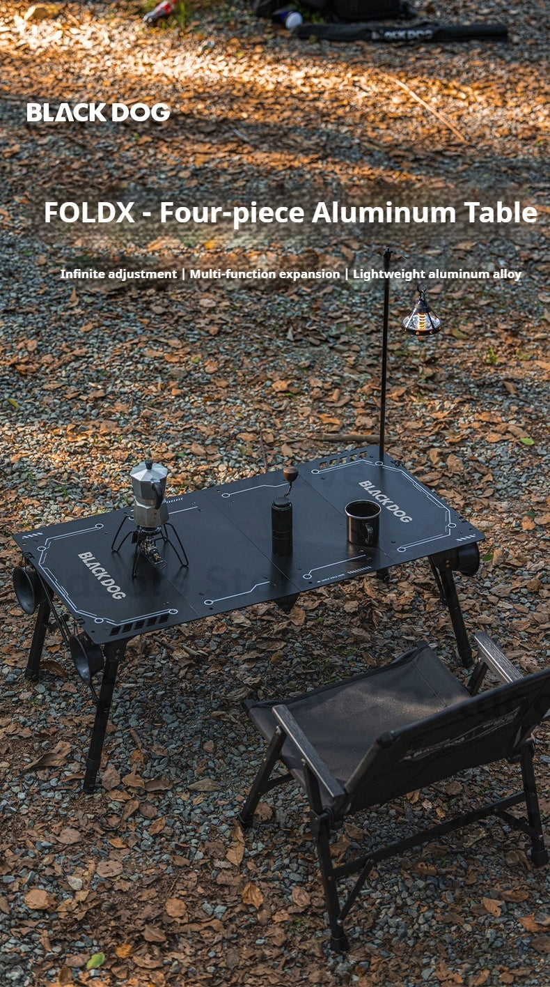 Blackdog FOLD X Premium Outdoor Table Portable IGT Multifunctional Folding Aluminum Alloy Tactical Table Cool Camping Gear Picnic Travel
