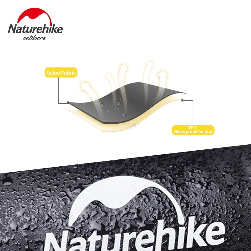 Naturehike Backpack Rain Cover Portable Lightweight 35-75L Dustproof Waterproof Backpacks Cover Nylon Fabric Riding Cycling Mountaineering Travel Camping Hiking Trekking Original Nature Hike