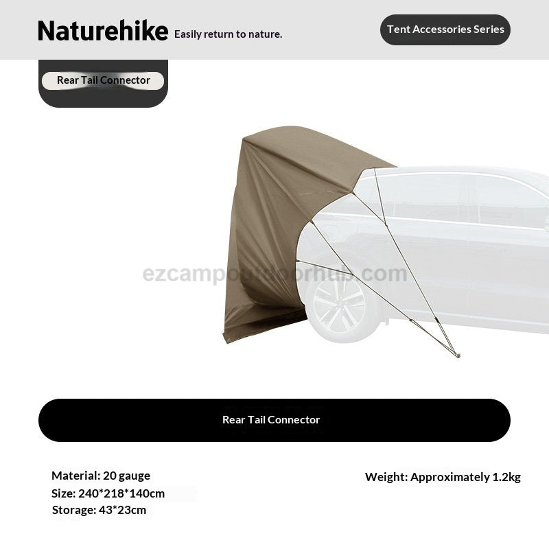 Naturehike VILLAGE 13 NEO Automatic Tent Cabin Style Multiple Settings Tent 2 Bedroom 1 Living Room Ti Black Coated Sunscreen 6 Person Outdoor