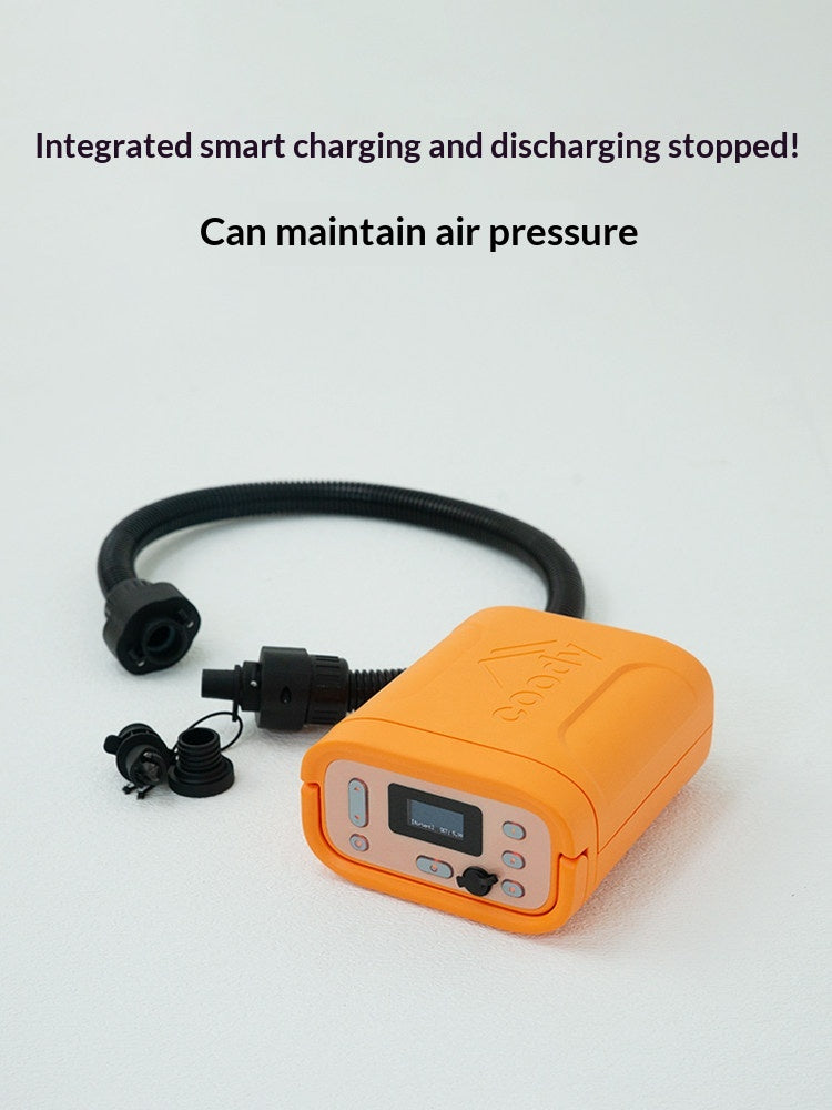 Coody CQ-100 Smart Air Tent Pump High Pressure Automatic Air Replenishment Wireless Electric Pump Rechargeable Battery 0-10 PSI Outdoor Accessories