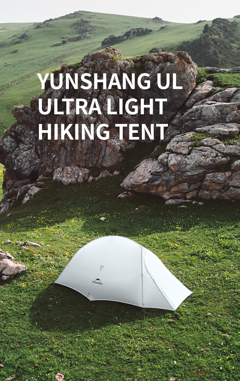 Naturehike Cloud Up Series 1 2 3 Person Portable Ultralight Outdoor Camping Hiking Waterproof 3 Season Camp Tent in 210T 20D Original Upgraded Version