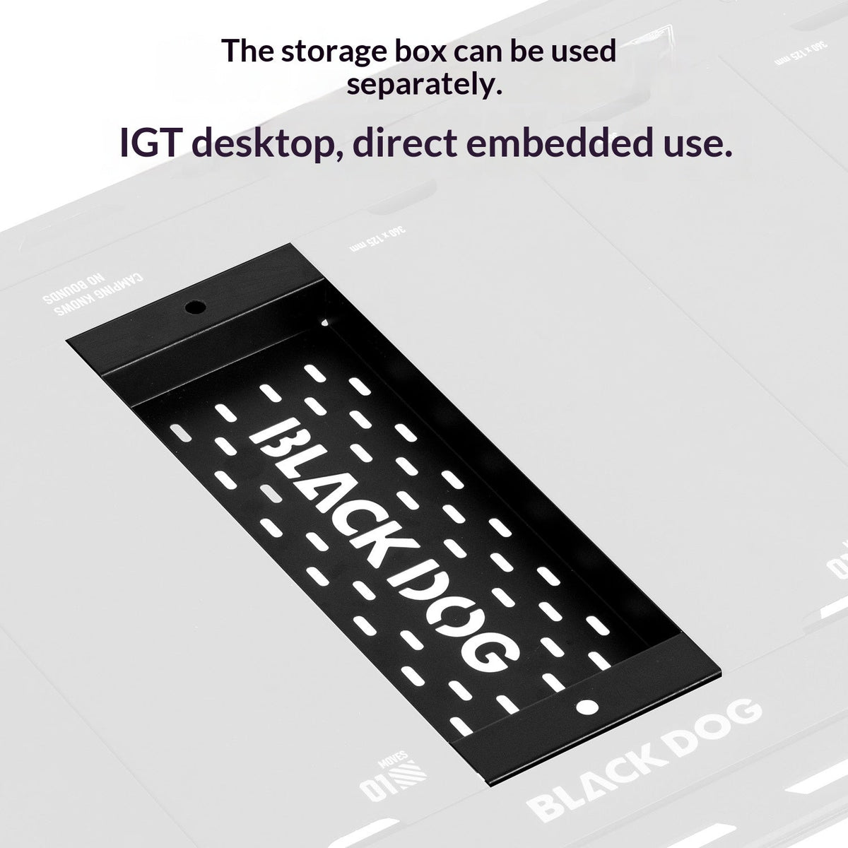 Blackdog Universal IGT Storage Rack Shelf Outdoor Camping Modular Table Add on Accessories