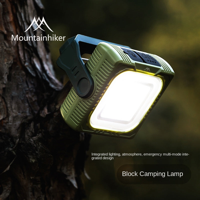 Mountainhiker Solar Powered Camping Lamp Multi-Functional 4 Light Modes Outdoor LED Light Lantern Lamp 4000mAh USB-C Charging IPX4 Waterproof Up To 1500 Lumens