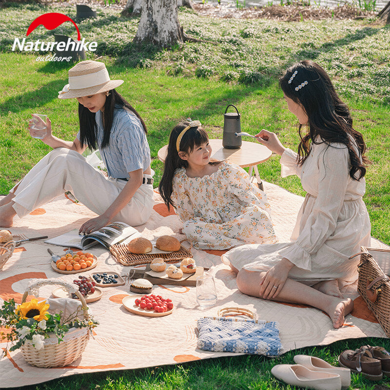 Naturehike Printed Picnic Mat Blanket Portable Waterproof Washable Double-Sided Outdoor Camping Comfortable Foam Pad Small Medium Large