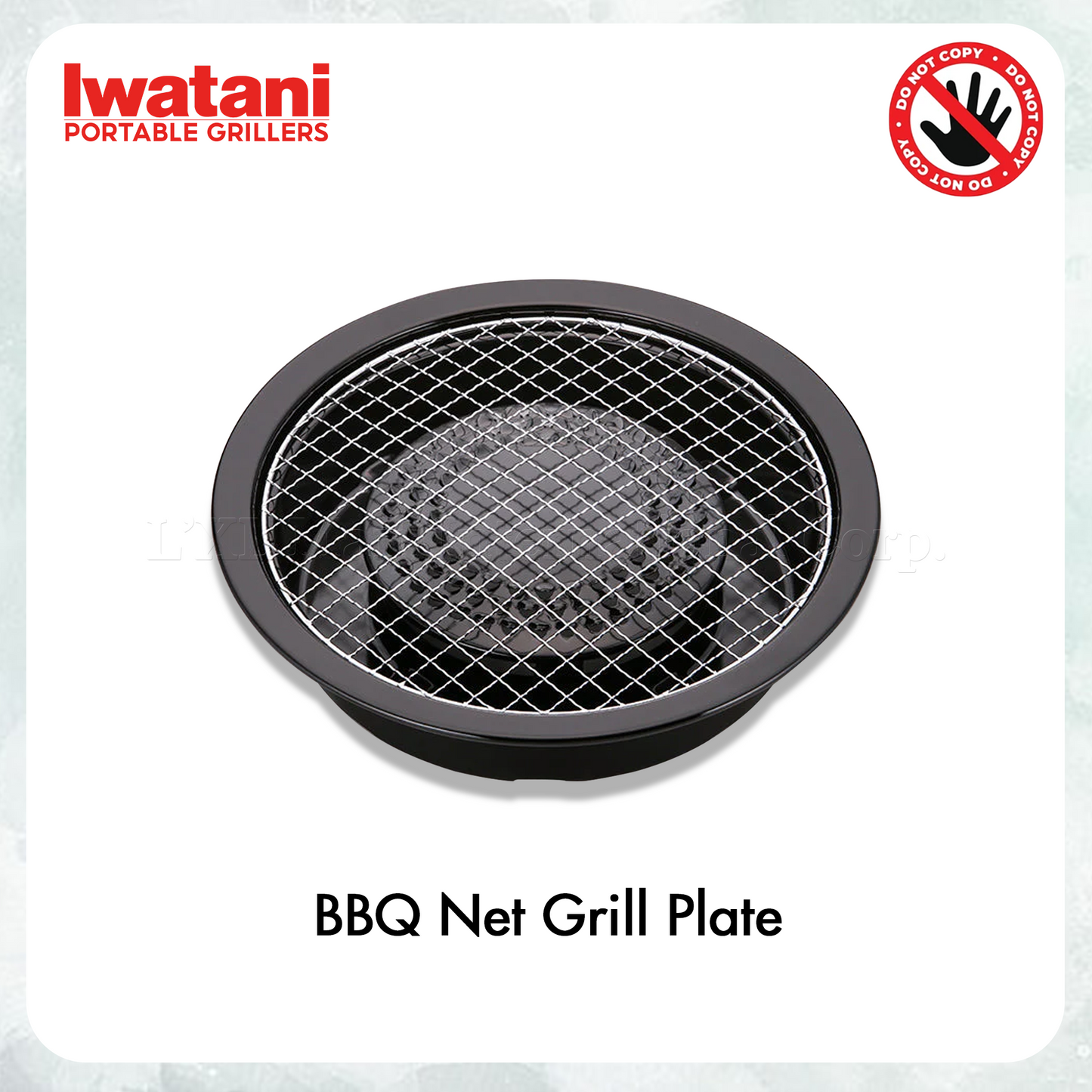 Iwatani CB-A-AMP ABURI Barbecue Net Grill Plate Portable Lightweight Large Grill Steel Plate With 2 ABURI Grill Screens For Outdoor Indoor Camping Travel Use