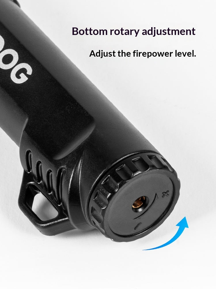 Blackdog BLAZE X Tactical Igniter Portable Lightweight Handheld Black Torch Lighter Blow Torch Gun Rotating Head Windproof Outdoor Camping