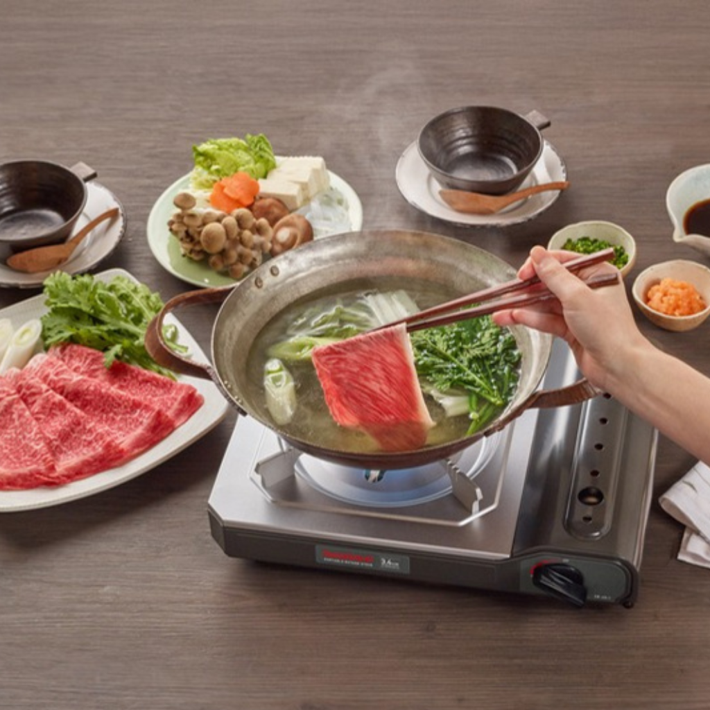 Iwatani CB-AK-1 Butane Stove Portable Canister Cassette Burner Indoor Outdoor Camping Travel High Power 3.4kW Firepower Gas Cylinder