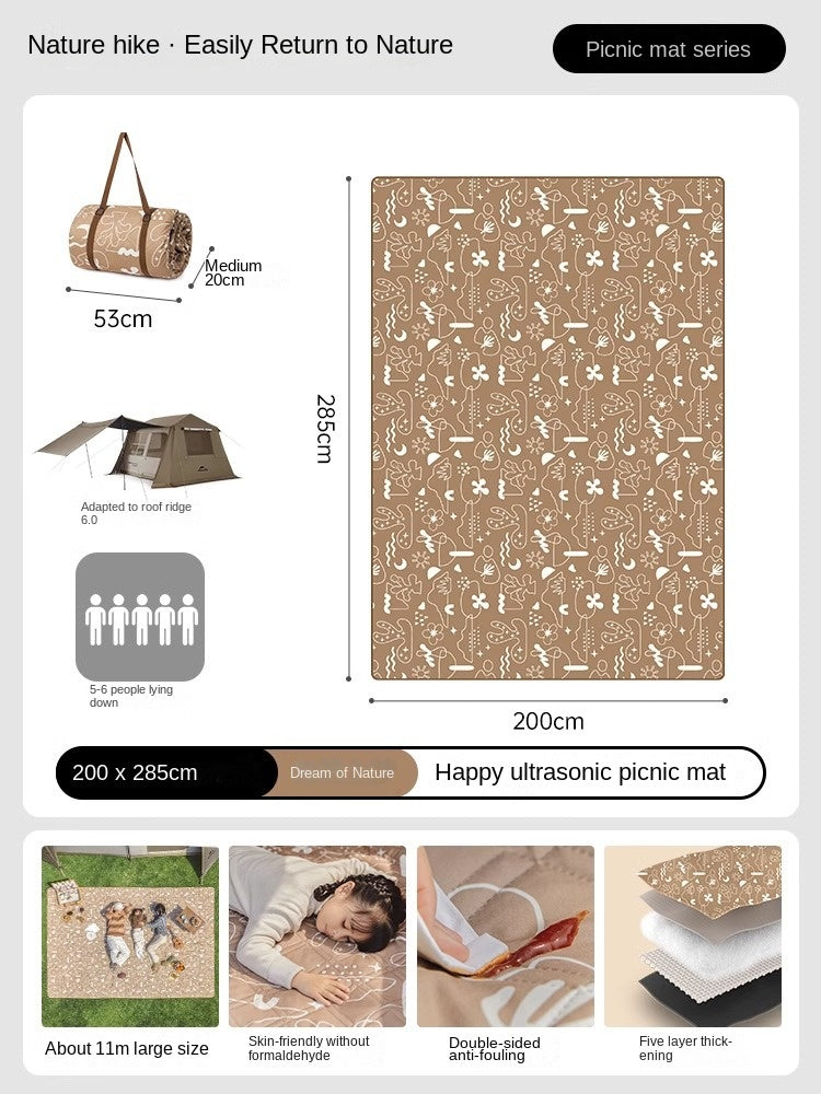 Naturehike Happy Series Mat for Village 6.0 / 13 Add-ons for VILLAGE 6.0 & 13 Tent Interior Moisture Proof Anti-oil Stain Mattress Add-on Accessories