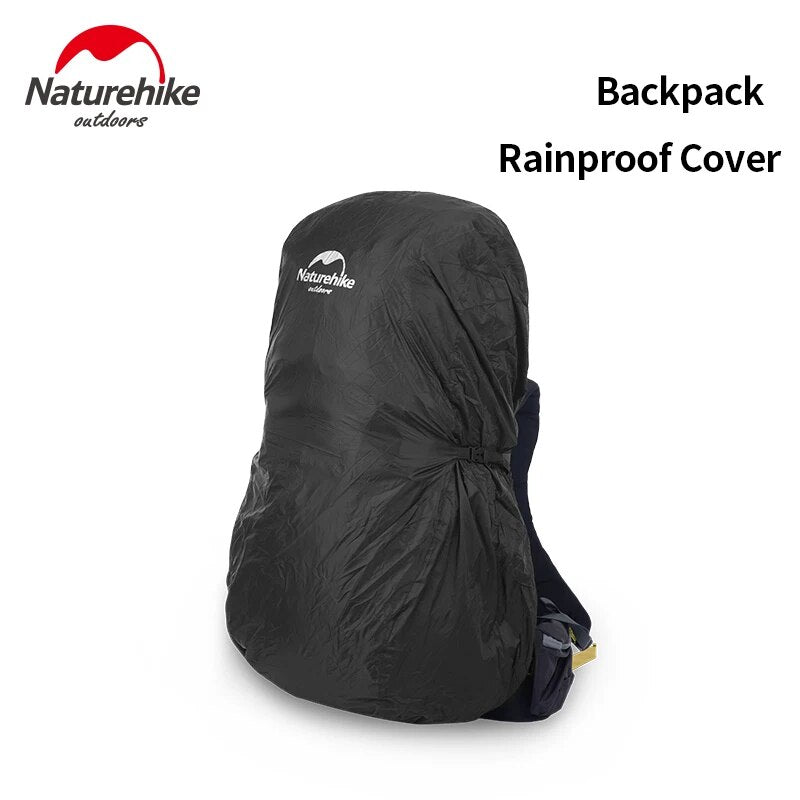 Naturehike Backpack Rain Cover Portable Lightweight 35-75L Dustproof Waterproof Backpacks Cover Nylon Fabric Riding Cycling Mountaineering Travel Camping Hiking Trekking Original Nature Hike