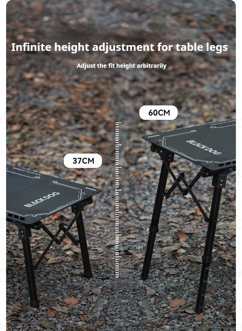 Blackdog FOLD X Premium Outdoor Table Portable IGT Multifunctional Folding Aluminum Alloy Tactical Table Cool Camping Gear Picnic Travel