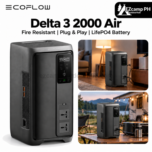 EcoFlow Delta 3 2000 Air Portable Power Station for Camping Home Battery Backup