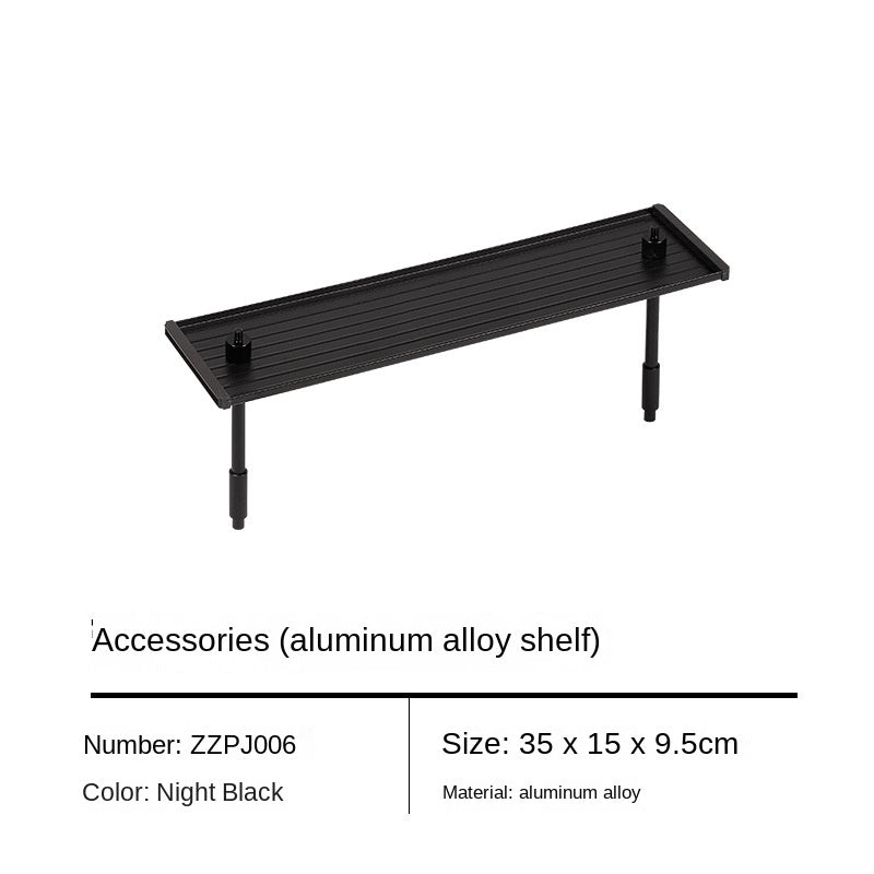 BLACKDOG IGT Camping Combination Table Modular Multi-setting Folding Table Outdoor BBQ Picnic Table Shelf With Storage Bag Load Bearing Up To 100kg