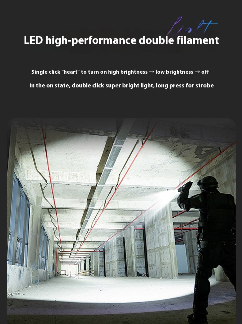 Blackdog NIGHT BLADE R1 Pocket Flashlight Portable Ultralight Multipurpose Tactical Dual LED Core Bright Flashlight IPX4 Waterproof 15H Battery Life 810LM Outdoor Hiking Travel