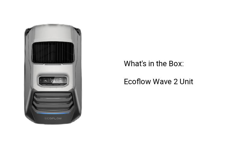 EcoFlow WAVE 2 Portable Air Conditioner 2-in-1 Fast Cooling & Heating Battery & Solar Compatible Quiet Operation Eco-Friendly Multiple Charging Option