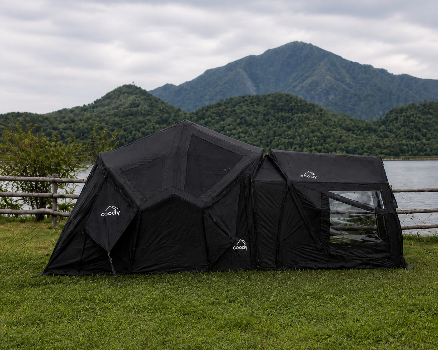 Coody BESTONA YUSTONA Connector Double Sided Zipper Air Tent 210D Polyester Cloth Accessories Add-ons