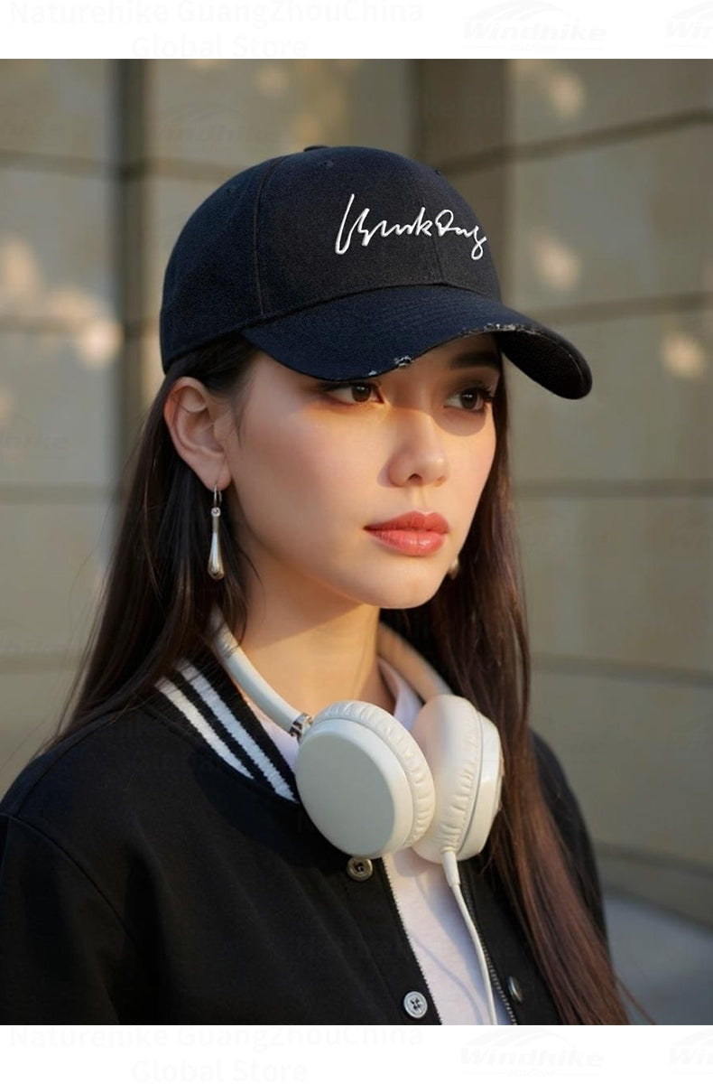 BLACKDOG EDGY Embroidered Baseball Cap Unisex Sun Hat For Men Women Protection Cap Sunshade Leisure Hat Party Outdoor Fishing Travel Hiking Camping