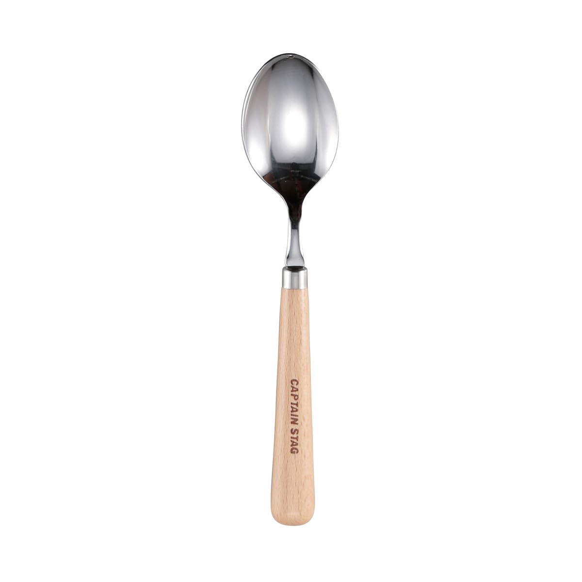 CAPTAIN STAG UW-2015/16 Hexagon Black Dessert Cutlery Portable Ultralight Spoon Fork Premium Stainless Titanium Plating Utensil Tableware UW-2005/06