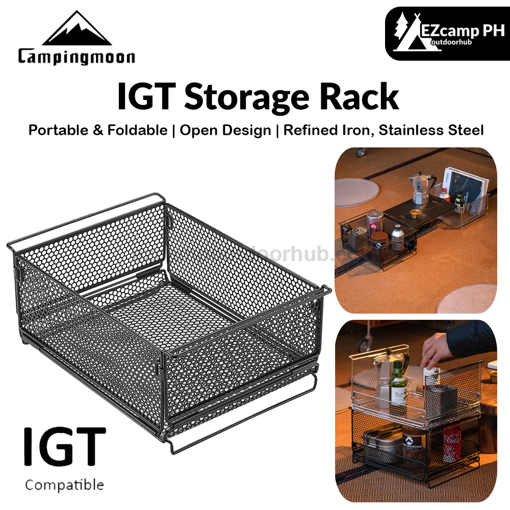 Qc Storage Rack Campingmoon IGT Storage Rack Foldable Multipurpose 1 Unit Integrated ...