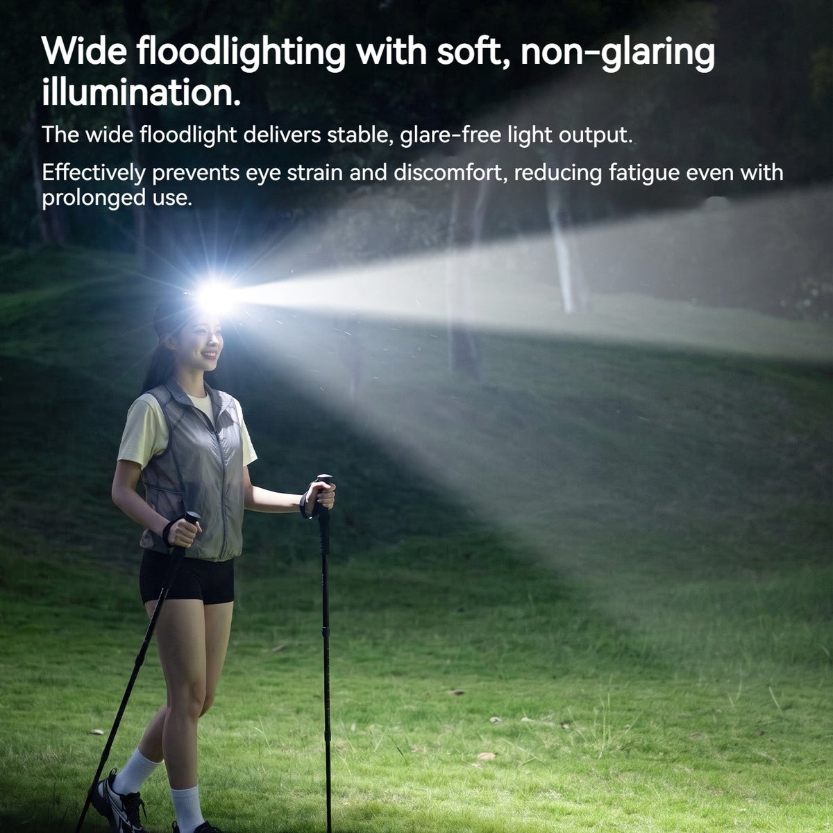 Blackdog STARGEAR LED Headlamp 580LM Cap Clip Flashlight Gesture Sensor Rechargeable Magnetic RGB