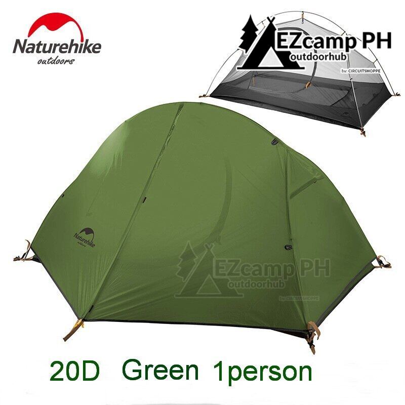 naturehike spider 1 tent Naturehike SPIDER Series 1 and 2 Person Ultralight Cycling Camping Ten –  EZcamp Outdoorhub QC Branch