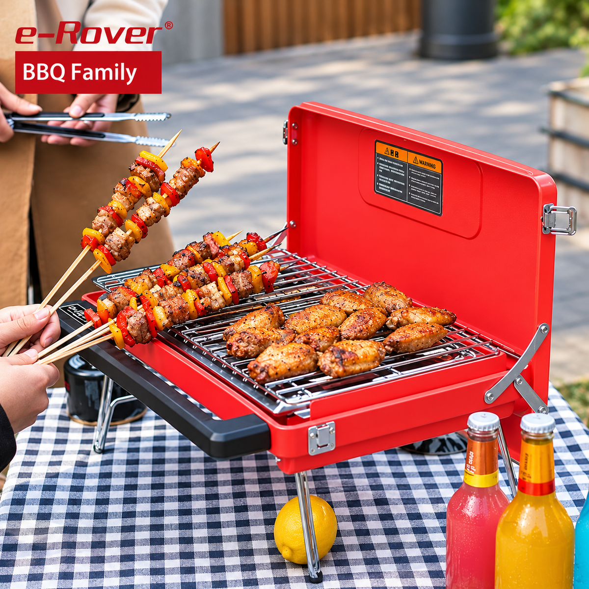 Redfox PHANTOM Charcoal BBQ Grill Portable Lightweight Multifunctional Foldable Butane Gas Stove Cooker Burner Picnic Travel Kitchen Outdoor Camping