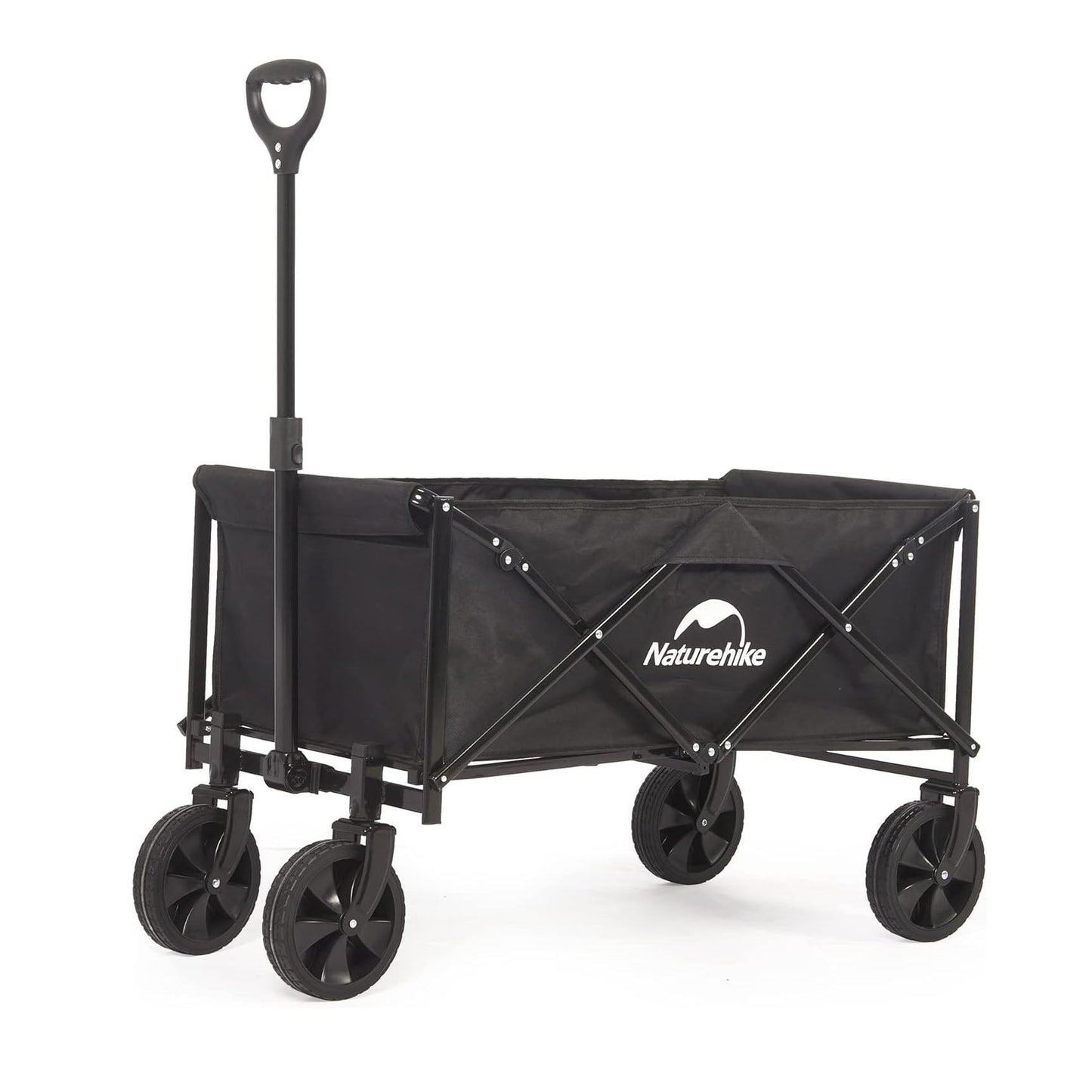 Naturehike Foldable Trolley Upgraded Multifunctional Carrying Light Trolley Carry Push Cart With Break Optional Tabletop 4 Wheel Utility Wagon Carrier