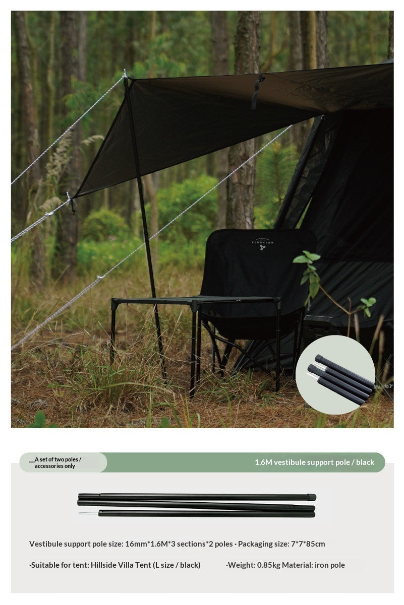 Vidalido Poon Saan Tent Extra Parts Accessories Add-ons Groundsheet Mat Footprint Aluminum Alloy Ultralight Top Poles Addons